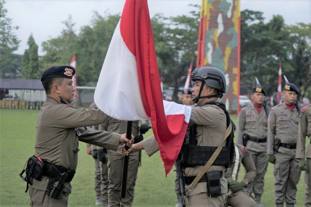 Kapolda Kaltim Apresiasi Pasukan Brimob Yang Pulang Bertugas