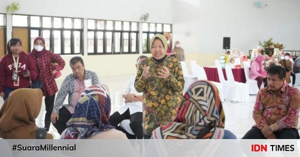 Berdayakan Penyandang Disabilitas Mensos Risma Tinjau SKA