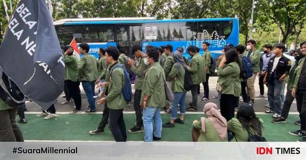 Mahasiswa Demo Tolak Rencana Kebijakan Erp Di Jakarta