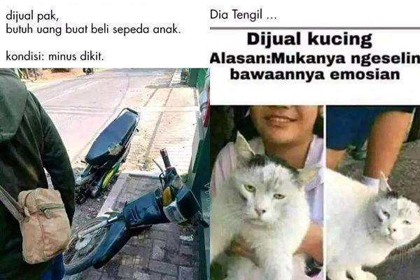 Status Orang Jual Barang Di Facebook Dengan Alasan Kocak