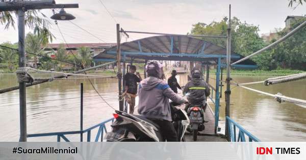 Perahu Tambang Di Surabaya Ini Masih Beroperasi