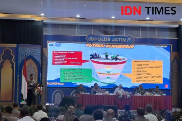 17 Ribu Personel Amankan Mudik Lebaran Di Jatim