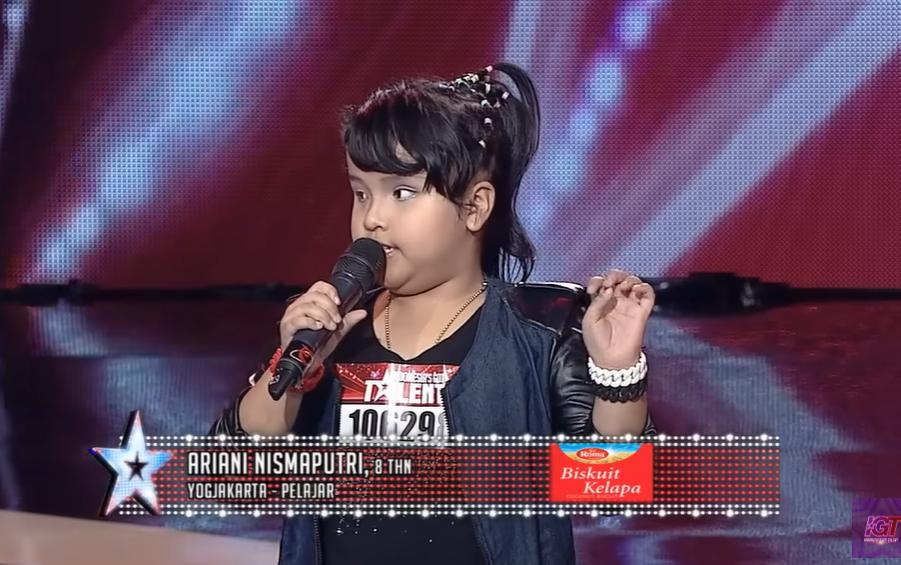 Potret Masa Kecil Putri Ariani Di Indonesia S Got Talent