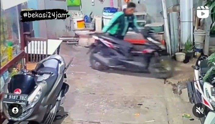 Nyamar Jadi Ojol Pelaku Curanmor Gasak Honda Beat Di Bekasi