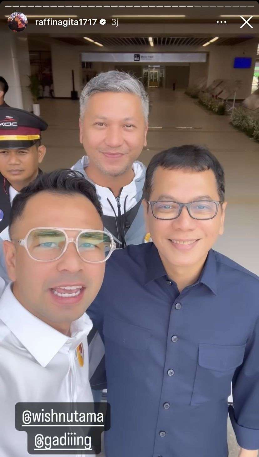 Potret Raffi Ahmad Jajal Kereta Cepat Bersama Presiden