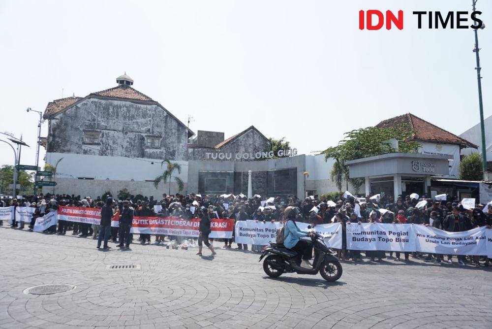 Komunitas Pelestari Budaya Gelar Aksi Tolak Politik Dinasti