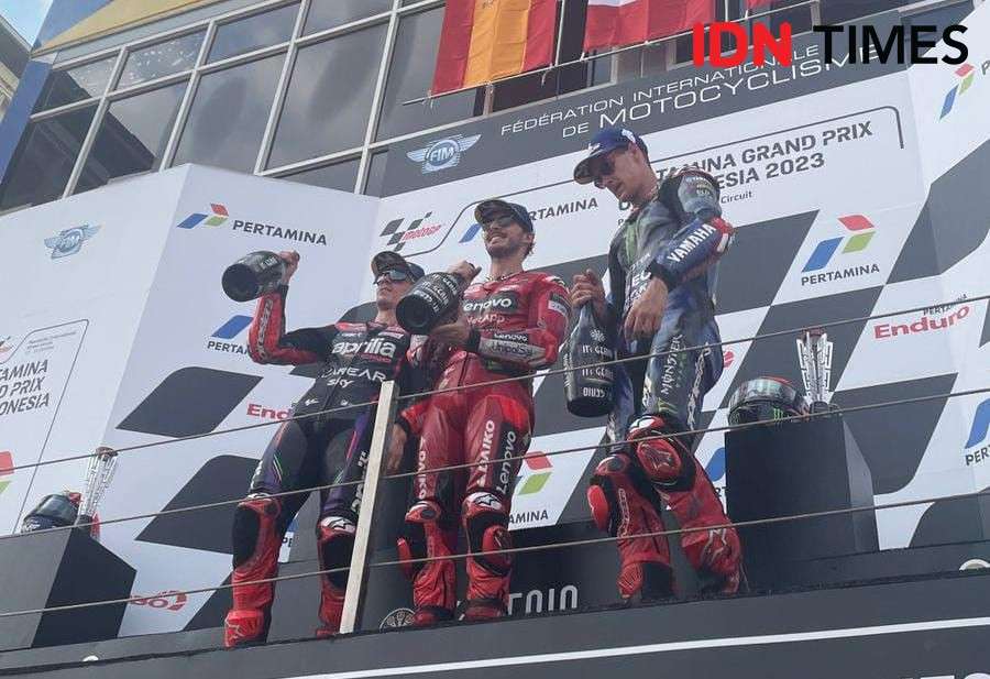 Resep Maverick Vinales Naik Podium Motogp Mandalika