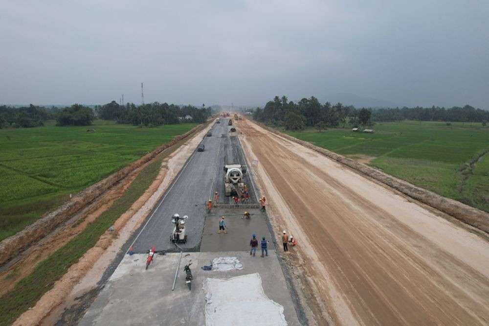 Hutama Karya Kebut Konstruksi Ruas Tol Padang Sicincin