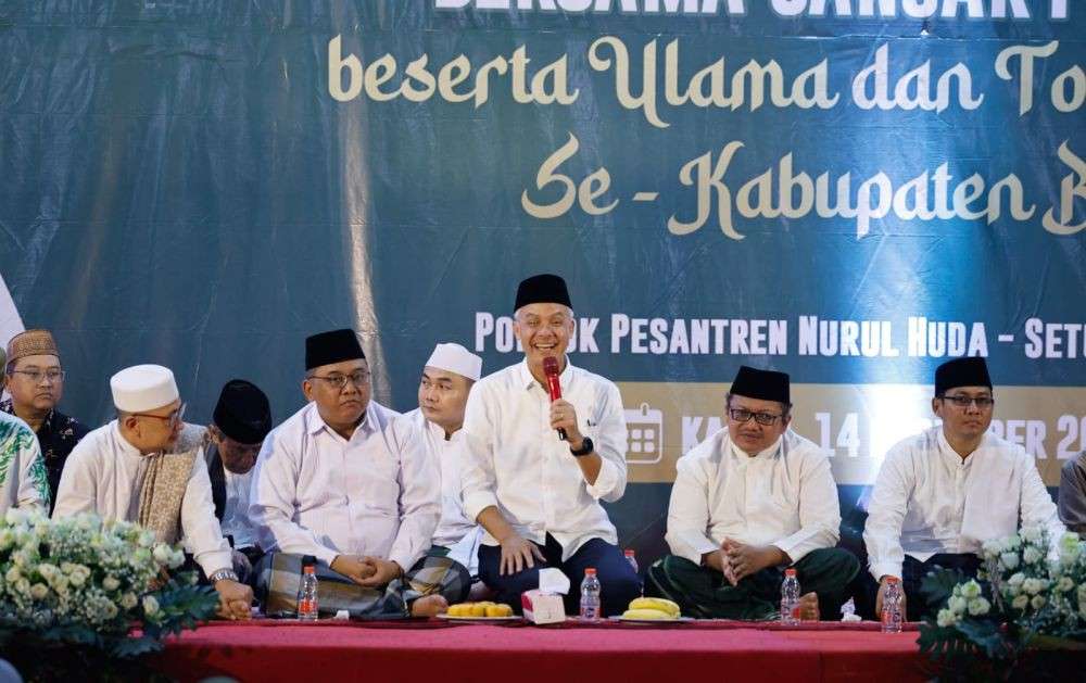 Di Piagam Perjuangan Kiai Se Bekasi Dukung Ganjar Mahfud