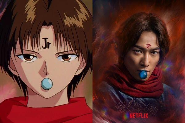 Potret Perbandingan Tokoh Yu Yu Hakuso Live Action Vs Anime