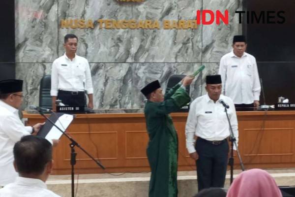 Ibnu Salim Resmi Dilantik Jadi Pj Sekda NTB