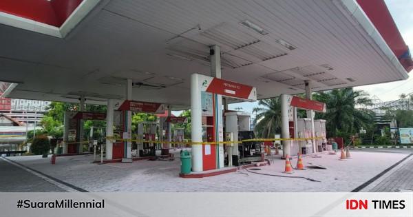 Tutup Pertamina Investigasi Ledakan Di SPBU Undip Semarang