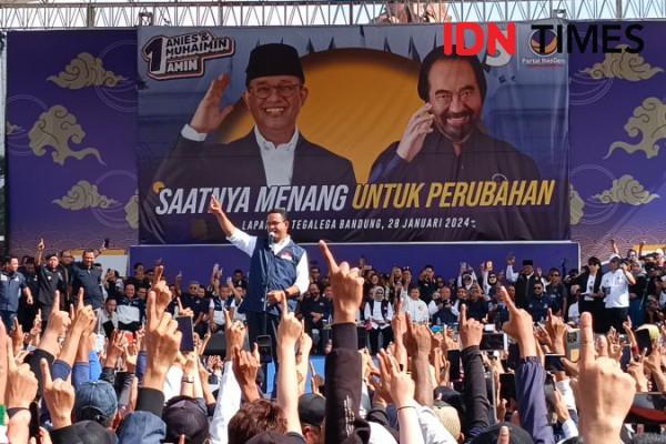 Ramai Gerakan 4 Jari Anies Masih Tunggu Hasil 14 Februari