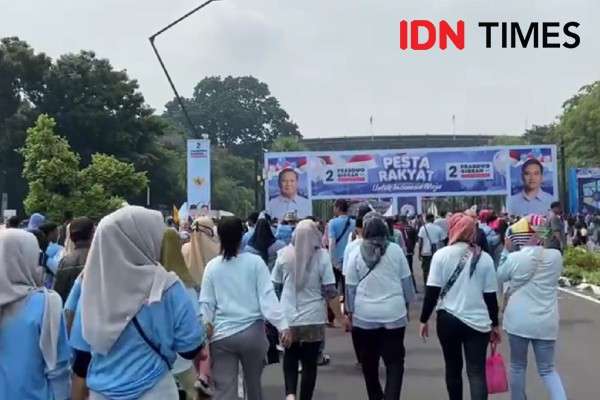 Massa Kampanye Akbar Prabowo Gibran Padati GBK