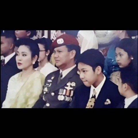 Potret Lawas Kebersamaan Prabowo Titiek Soeharto Dan Didit