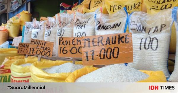 Harga Beras Melambung Di Timika Tembus Rp Ribu Per Kg