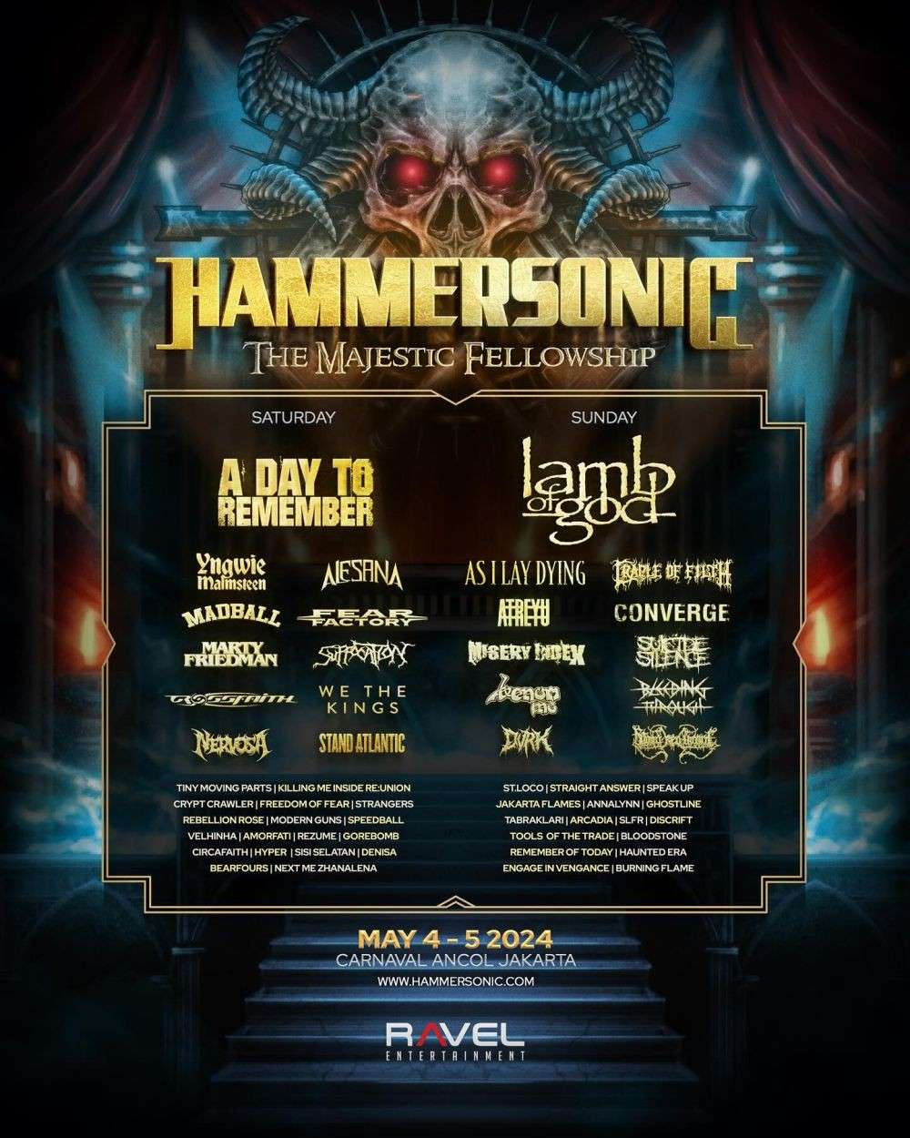 Daftar Lineup Dan Harga Tiket Hammersonic