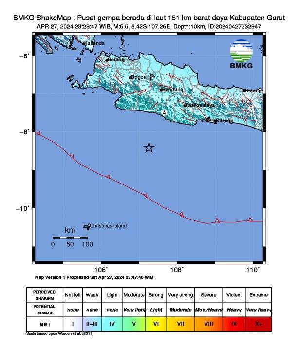 7 Fakta Gempa M 6 2 Garut Yang Terasa Hingga Beberapa Daerah