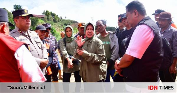 Jenguk Korban Bencana Di Luwu Mensos Janji Bantuan Sosial