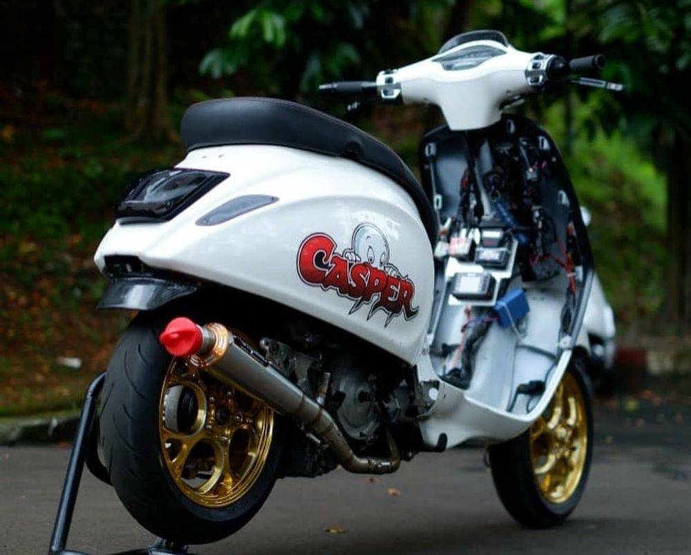 3 Modifikasi Vespa Matic Tingkatkan Performa Dan Tampilan