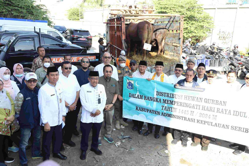 33 Hewan Kurban Didistribusikan Pemkab Kepulauan Seribu