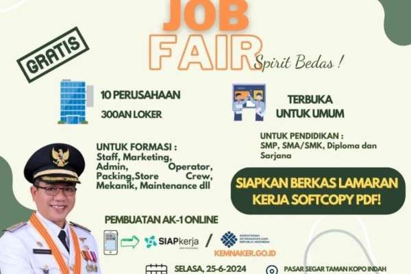 Disnaker Kabupaten Bandung Gelar Job Fair Ada 300 Lowongan