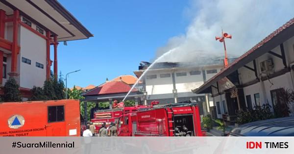 Gudang Logistik Kantor Bpbd Bali Terbakar