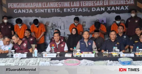 Pabrik Narkoba Di Malang Ternyata Terbesar Di Indonesia