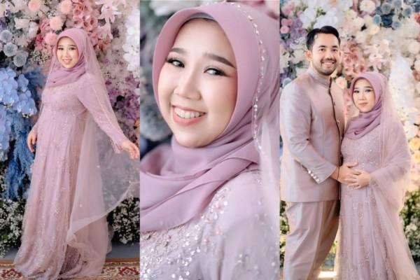 9 Inspirasi Dress Makeup Tasyakuran Kehamilan Kiky Saputri