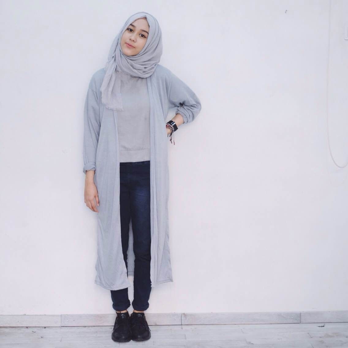 baju smart casual hijab