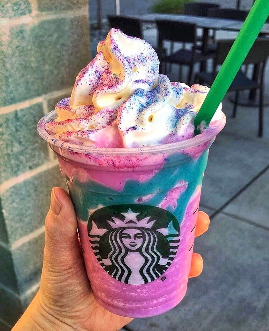Unicorn Frappuccino  Minuman Ini Bisa Berubah Warna  dan 