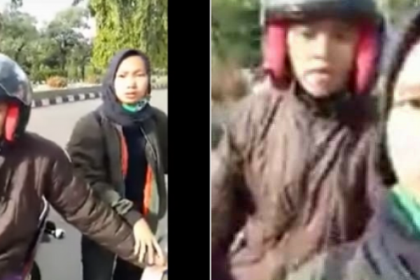 VIDEO VIRAL: Tak Pakai Spion, Helm dan Masuk Jalur Cepat, Mereka Tak Terima Ditilang
