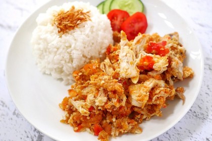 Bersiaplah 5 Foto Ayam  Geprek  Pedas Ini Bikin Kamu Ngiler