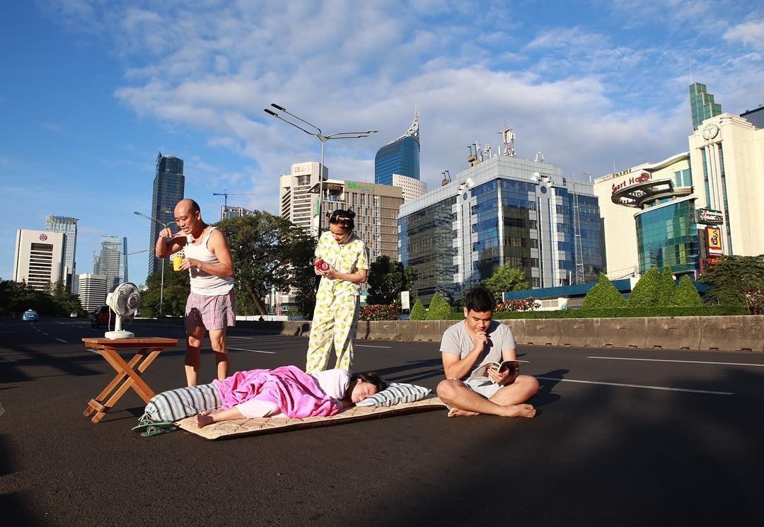 25 Potret Jakarta Sepi Ditinggal Mudik