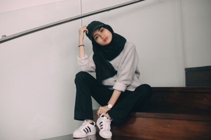 Gambar Buat Tomboy 6 Gaya Hijab Boyish Ala Selebgram Nisa 