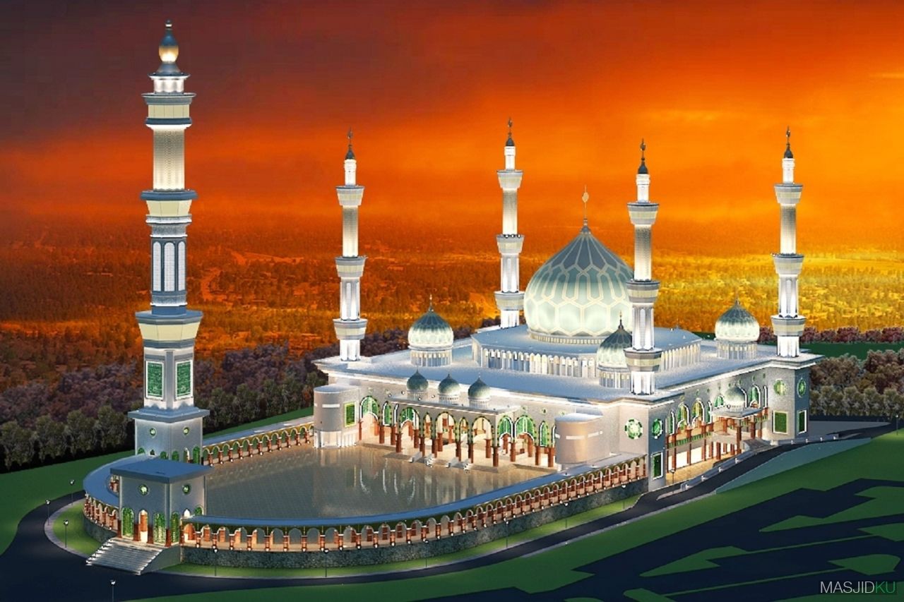 Исламский рай. Масджид Узбекистан. Мечеть Масджид Райа. Медина мечеть минарет.