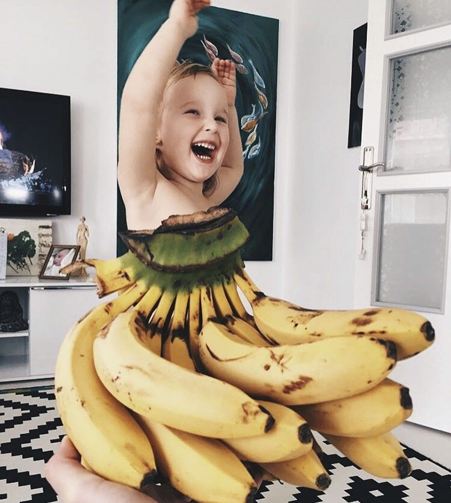 Bocah Ini Jadi Selebgram Berkat Pakai Baju Sayuran dan Buah