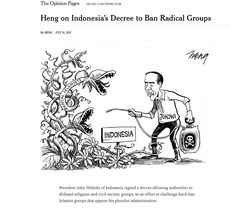  Aksi Tegas Pemerintah Bubarkan HTI Pak Jokowi Jadi 