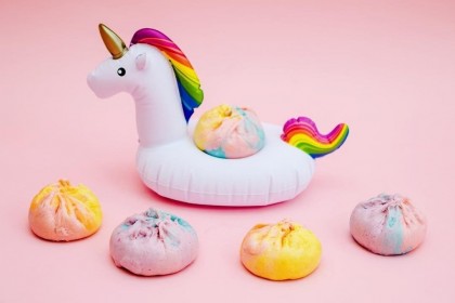 Lagi Trend Bakpao Unicorn Beraneka Warna Enak Nih 