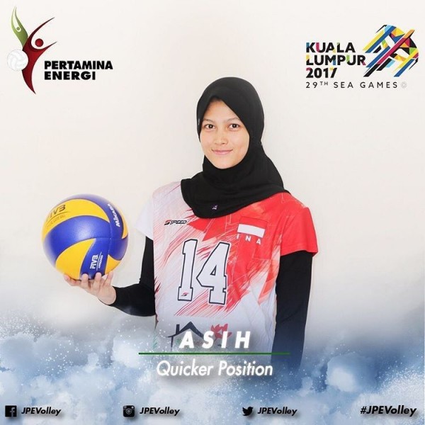 Ini Dia 14 Srikandi Voli Indonesia di SEA Games 2017