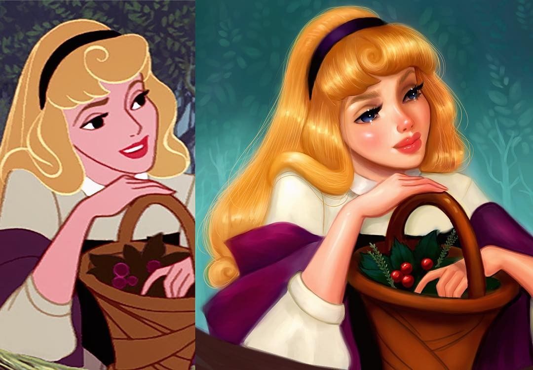 11 Ilustrasi Cantik Disney Princess Ini Bikin Jatuh Hati