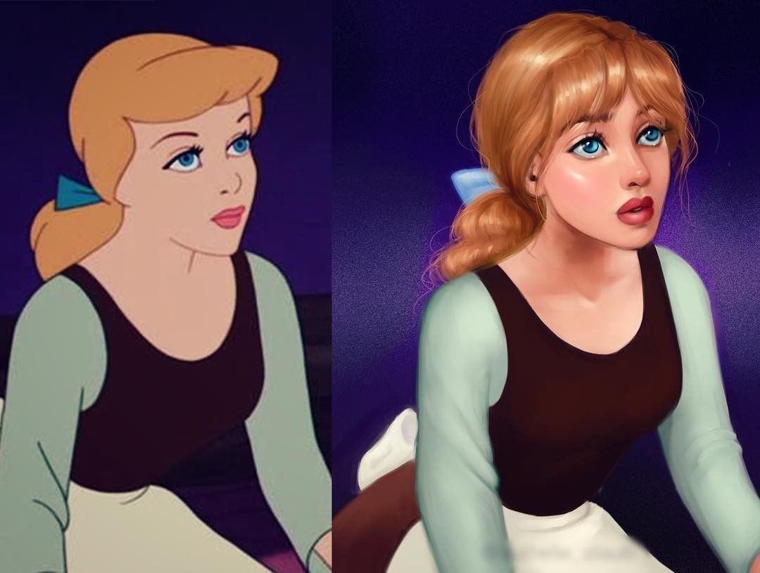 11 Ilustrasi Cantik Disney Princess Ini Bikin Jatuh Hati