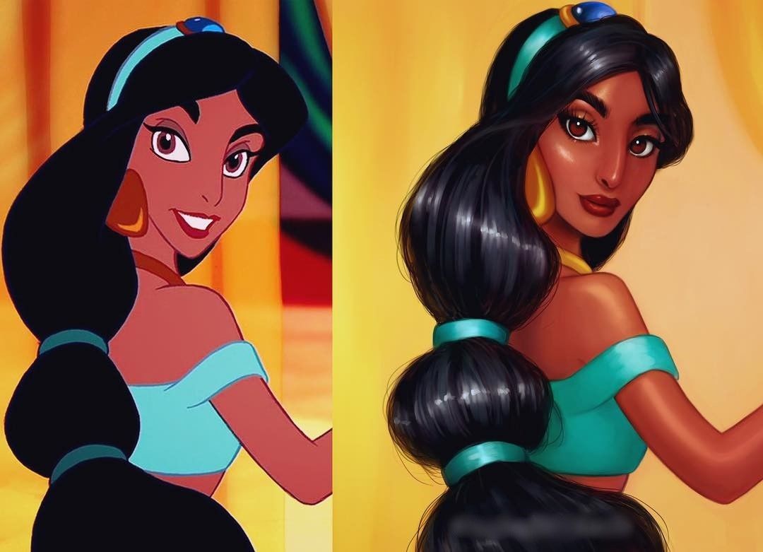 11 Ilustrasi Cantik Disney Princess Ini Bikin Jatuh Hati