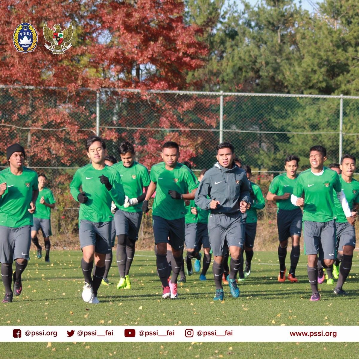 Kualifikasi Piala Asia U19 PSSI Rilis Foto Timnas Latihan Di Korea