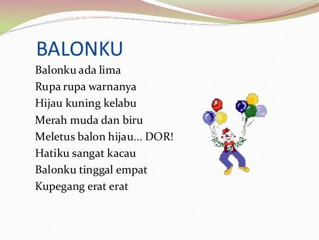 Lirik Lagu Balonku Versi Sunda - Arsia Lirik