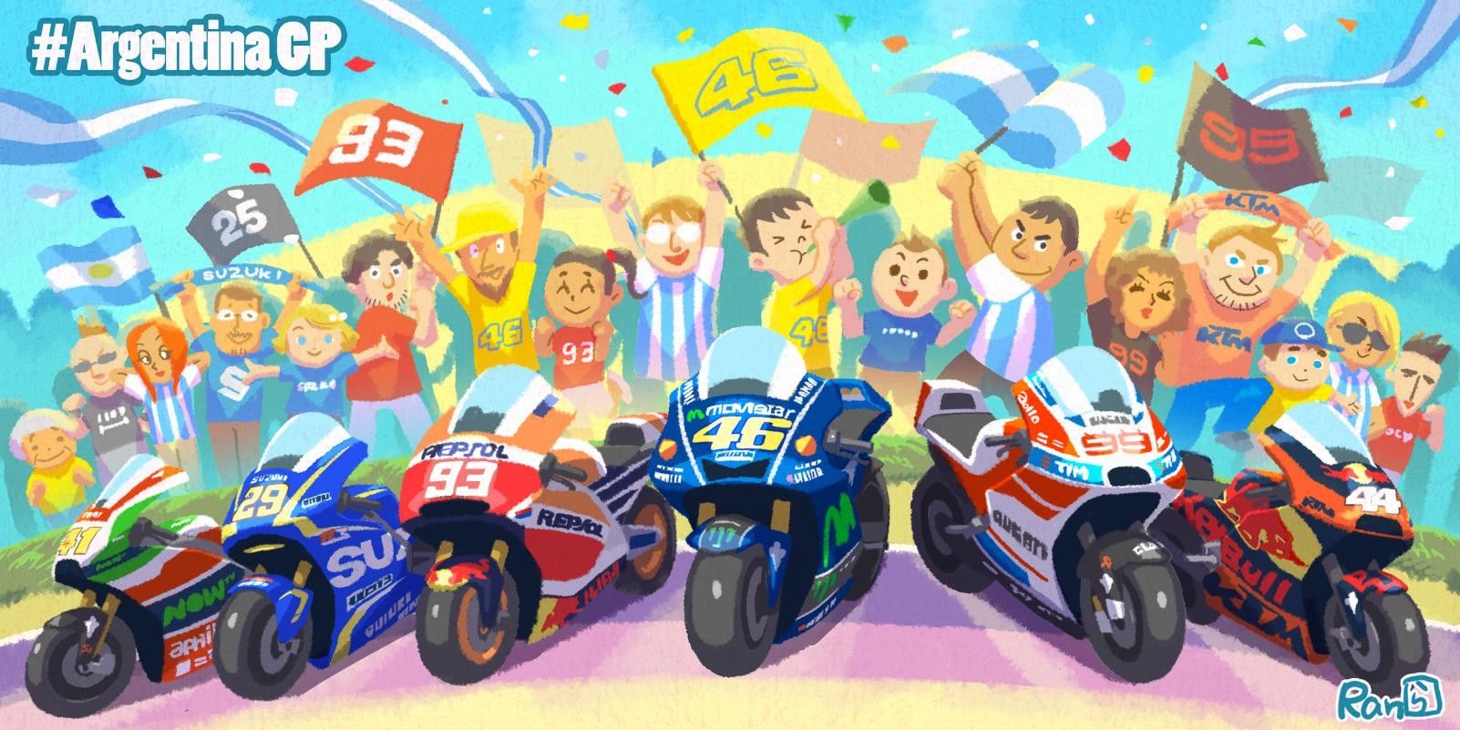 Lucu Ternyata Perjalanan MotoGP Musim 2017 Dibuatkan Manga Lho