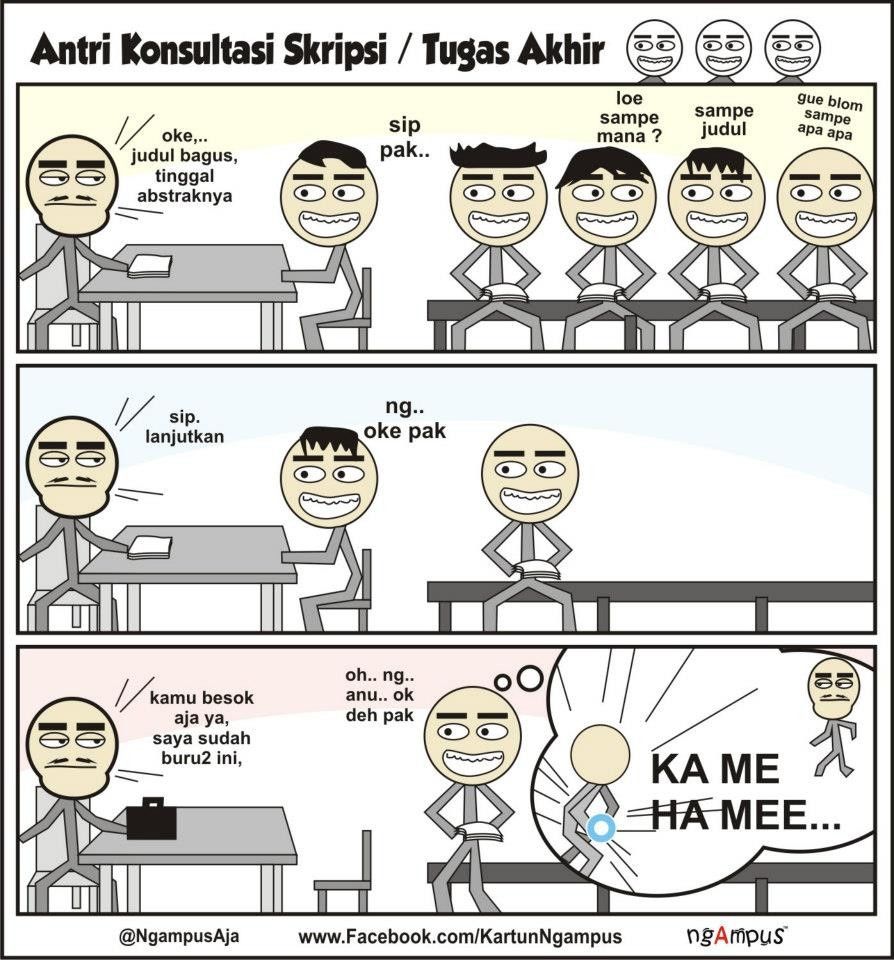 Komik Tentang Skripsi Ini Pasti Kamu Banget Kan Mahasiswa Akhir