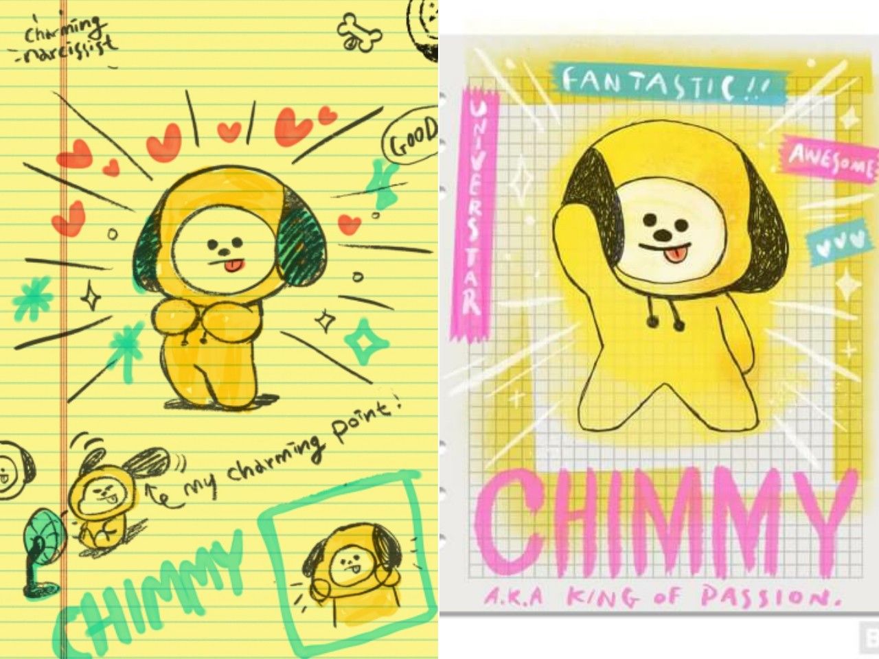 BTS Rilis Sticker Animasi Begini 8 Karakternya
