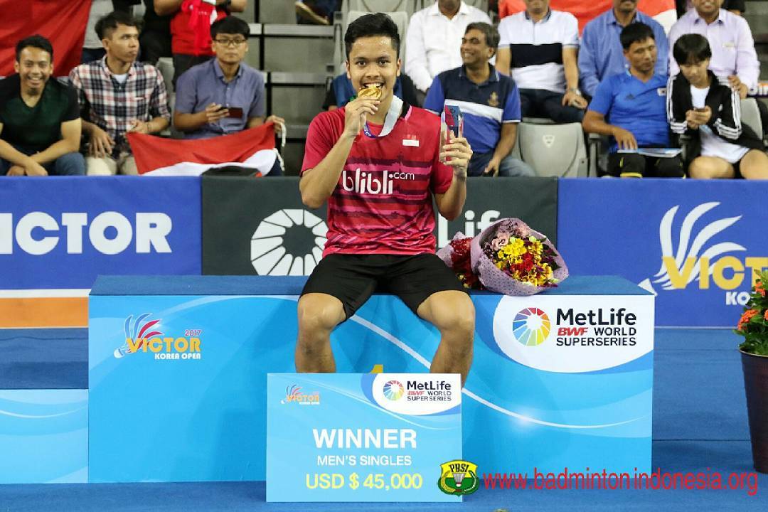 5 Atlet Bulutangkis Indonesia yang Berhasil Juara Super Series 2017