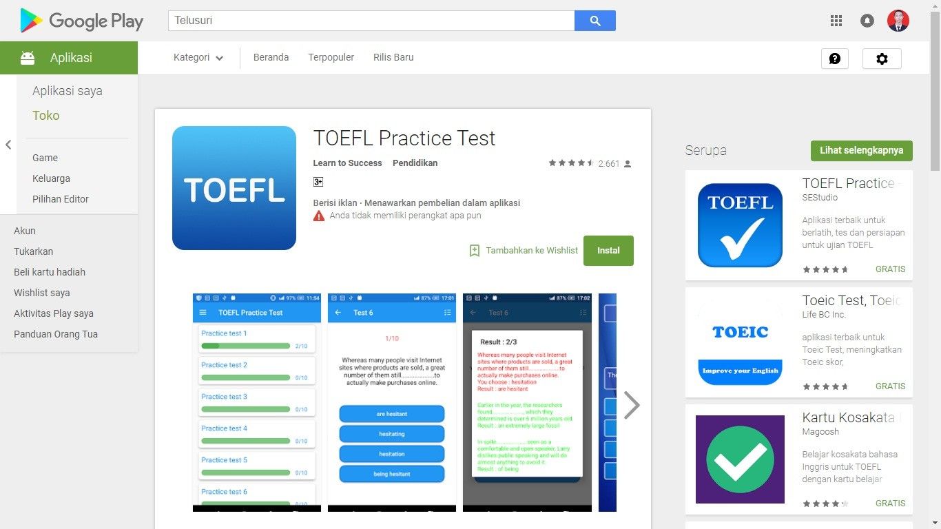 5 Aplikasi Jitu Buat Kamu yang Mau Latih Kemampuan TOEFL